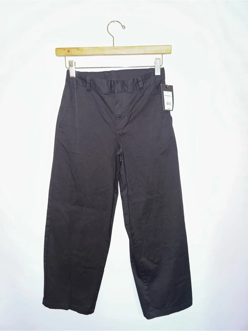New art class Black Reinforced Knees Straight-Leg Kids Pants Size 10 Boys